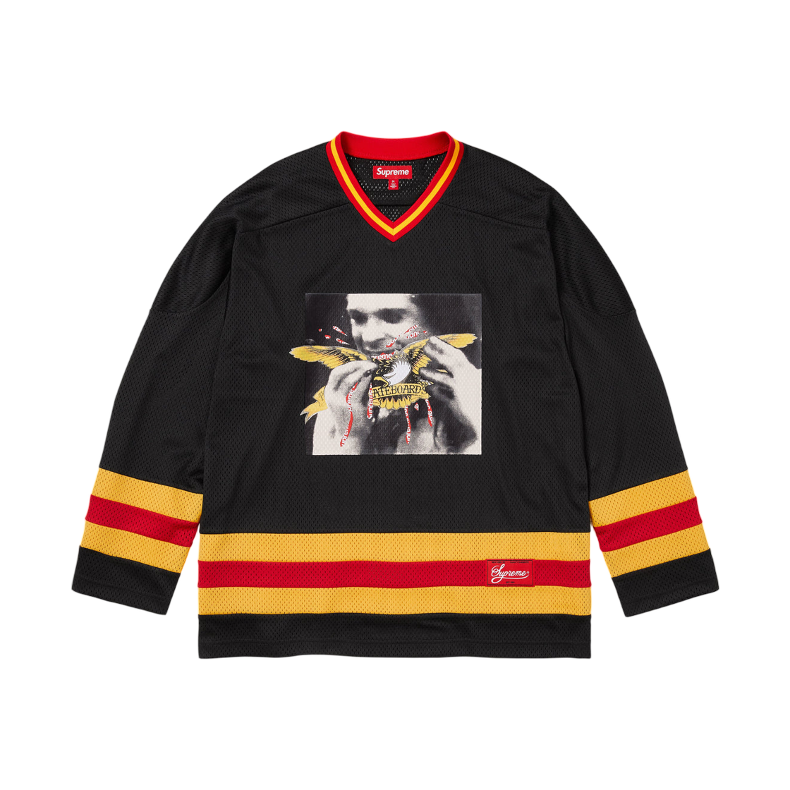 슈프림 안티히어로 오지 하키 저지 블랙 - 25FW(Supreme Antihero Ozzy Hockey Jersey Black - 25FW)