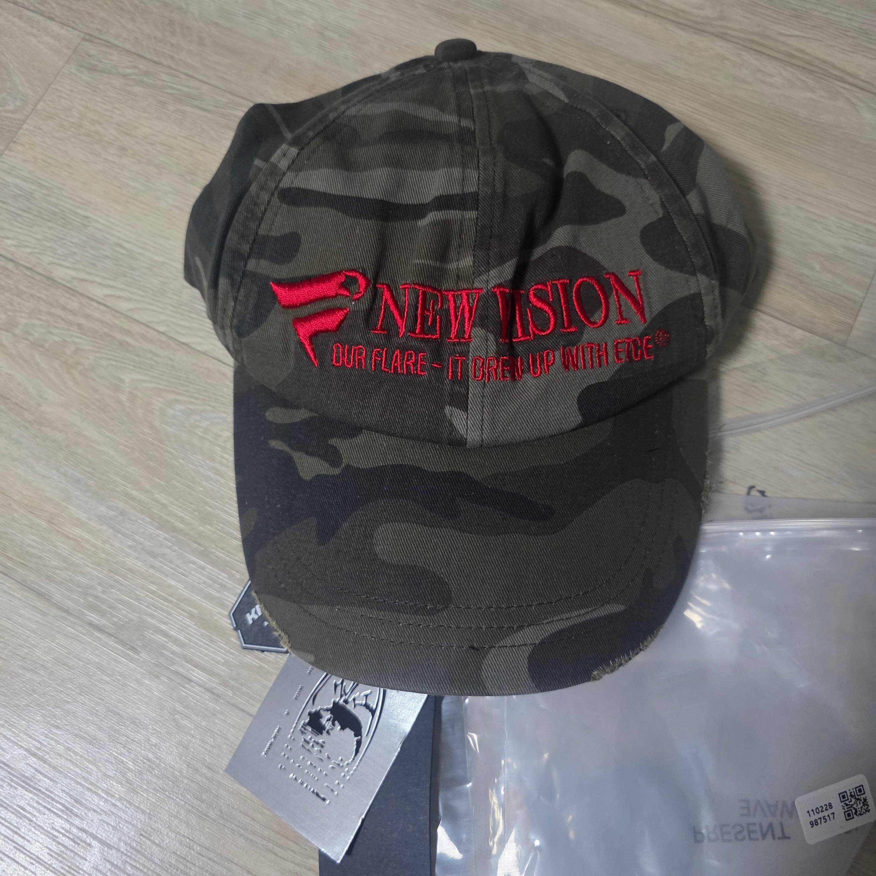 ETCE New Vision Camo Cap Forest Green 착용 스타일