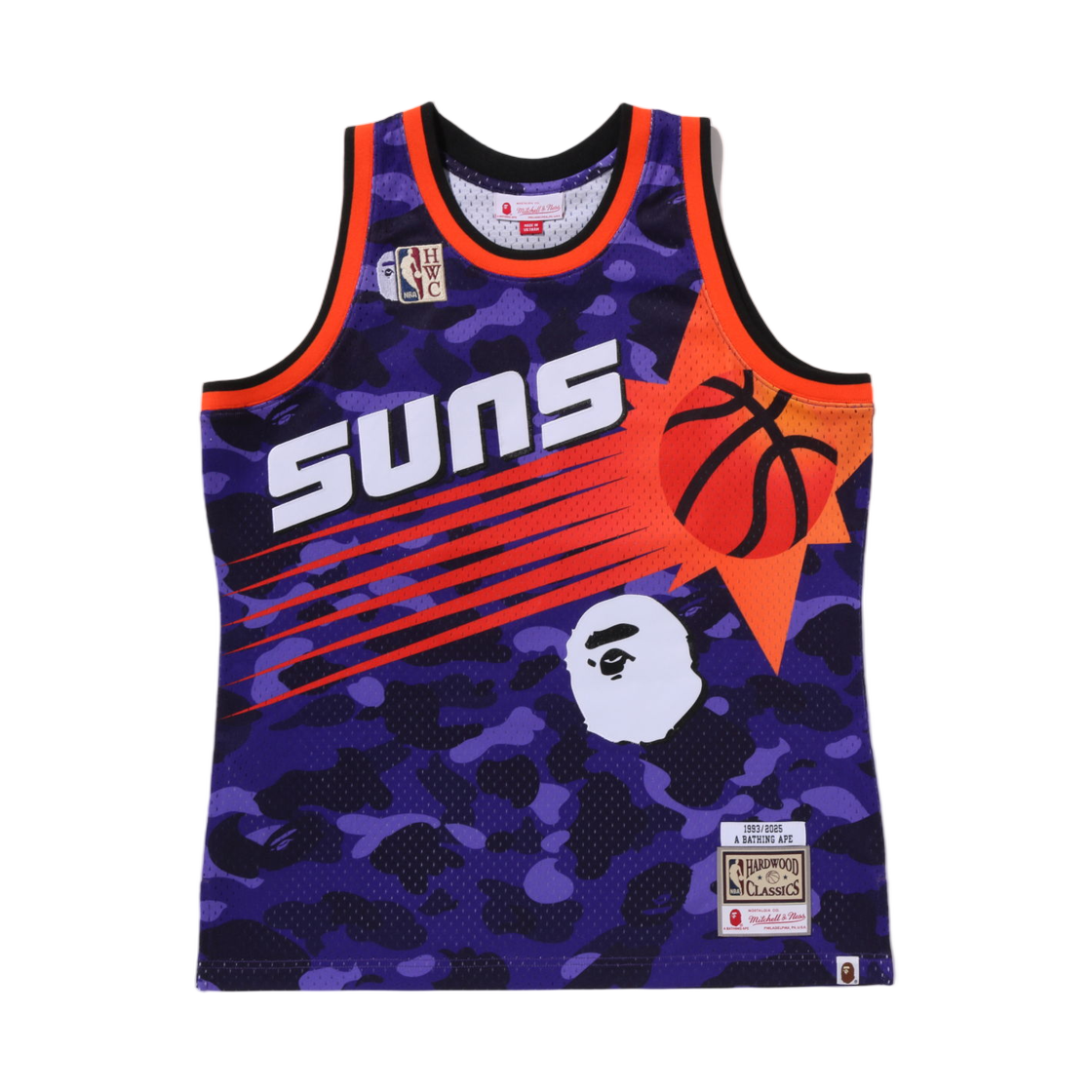 - BAPE x Mitchell & Ness Phoenix Suns Swingman Jersey Purple