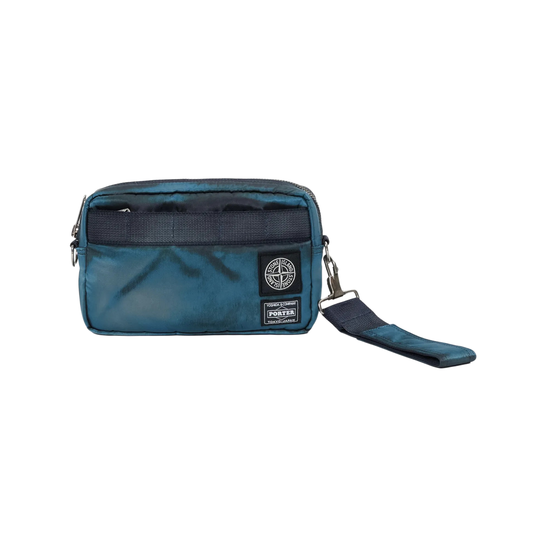 386-26896/K2S259200005-S00R7-V0020 Porter x Stone Island Pouch Blue