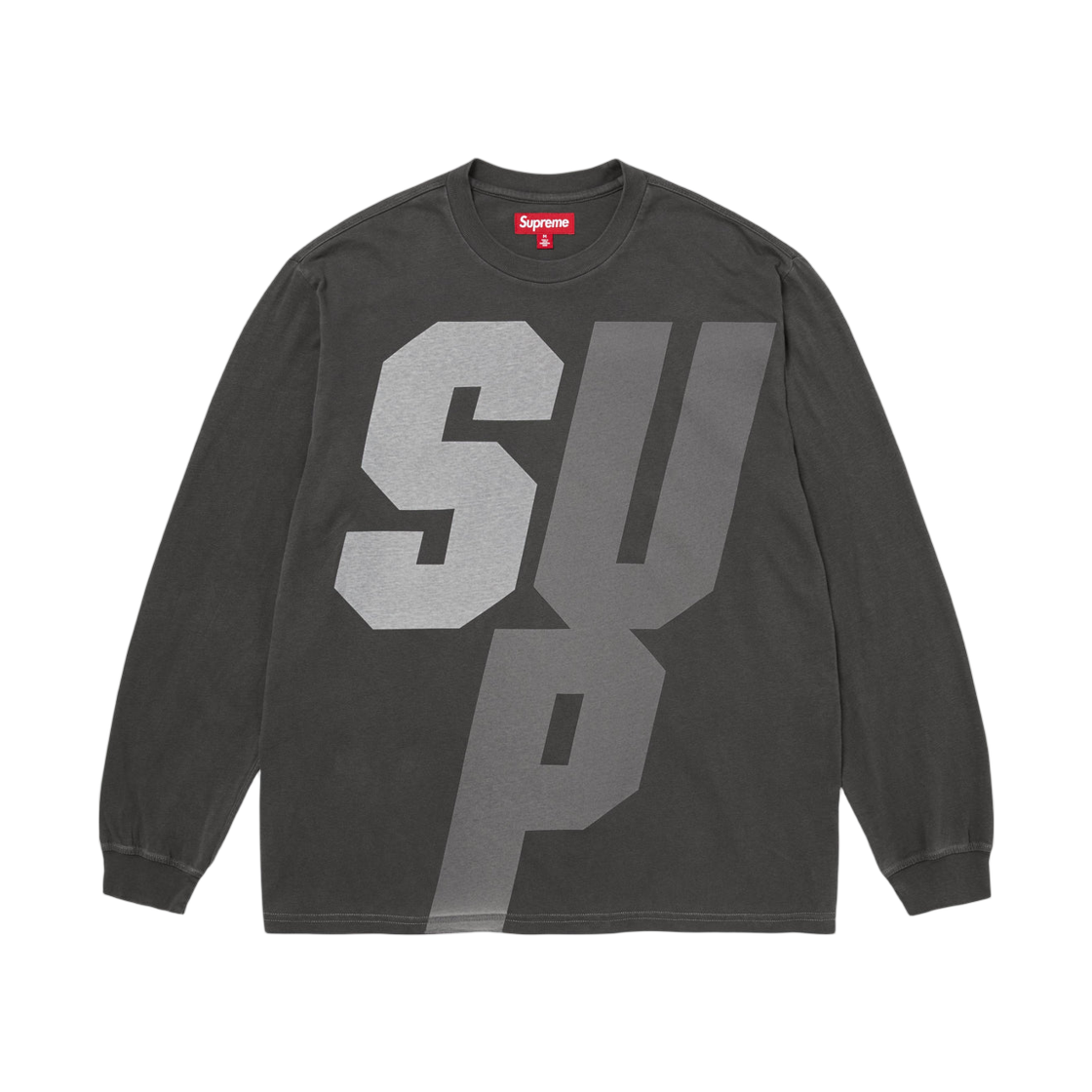 - Supreme Reflective L/S Top Black - 25FW