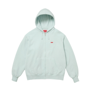 Supreme Small Box Zip Up Hooded Sweatshirt Pale Blue - 25FW