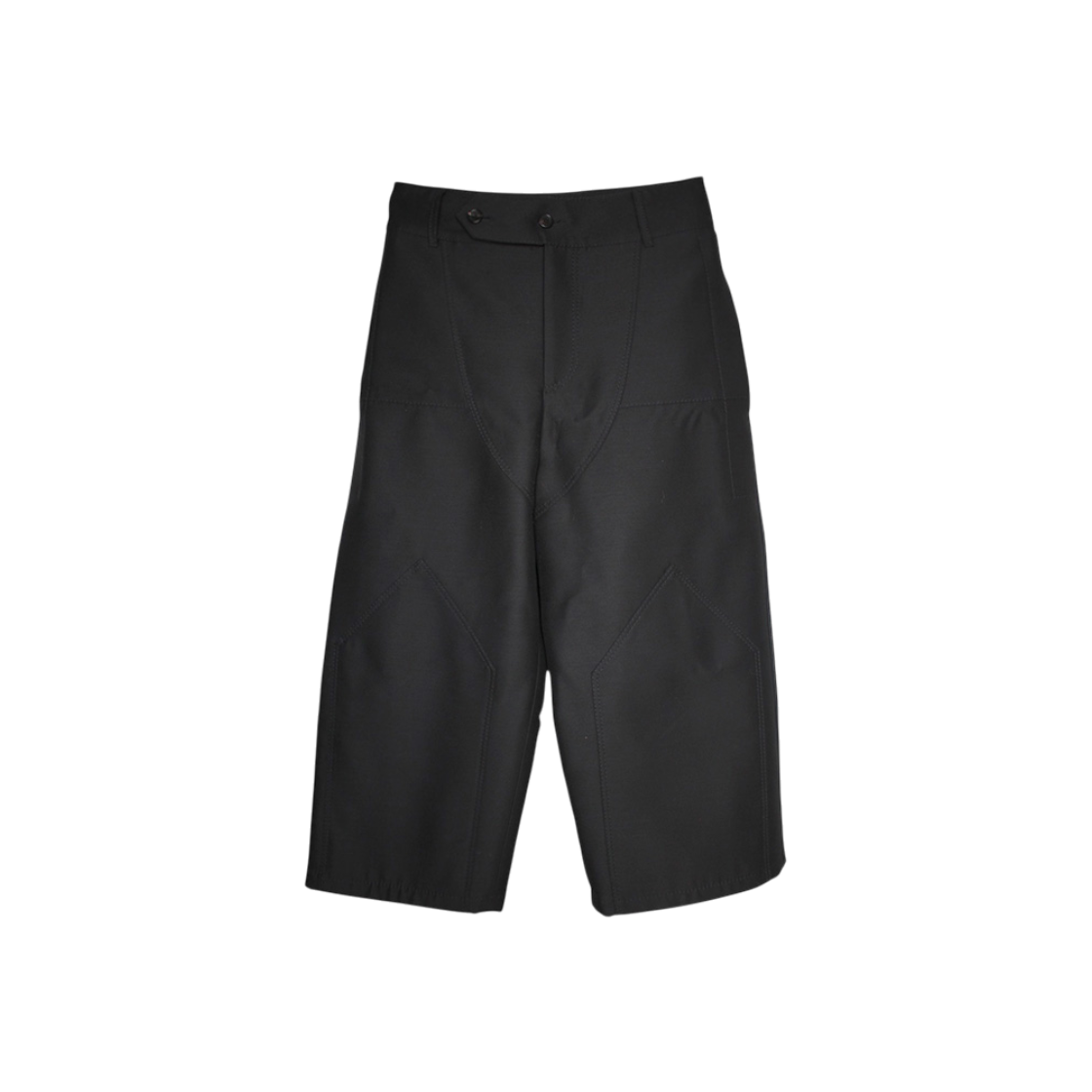 ITNGDEHQSBPP Lanvin Black Wool Silk Wide Pants Size 55/66