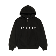 Stussy Lens Zip Hoodie Black