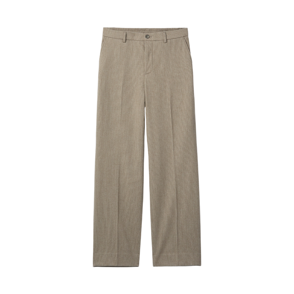 CWPAW25821BEX Customellow Loose Fit Corduroy Setup Pants Beige