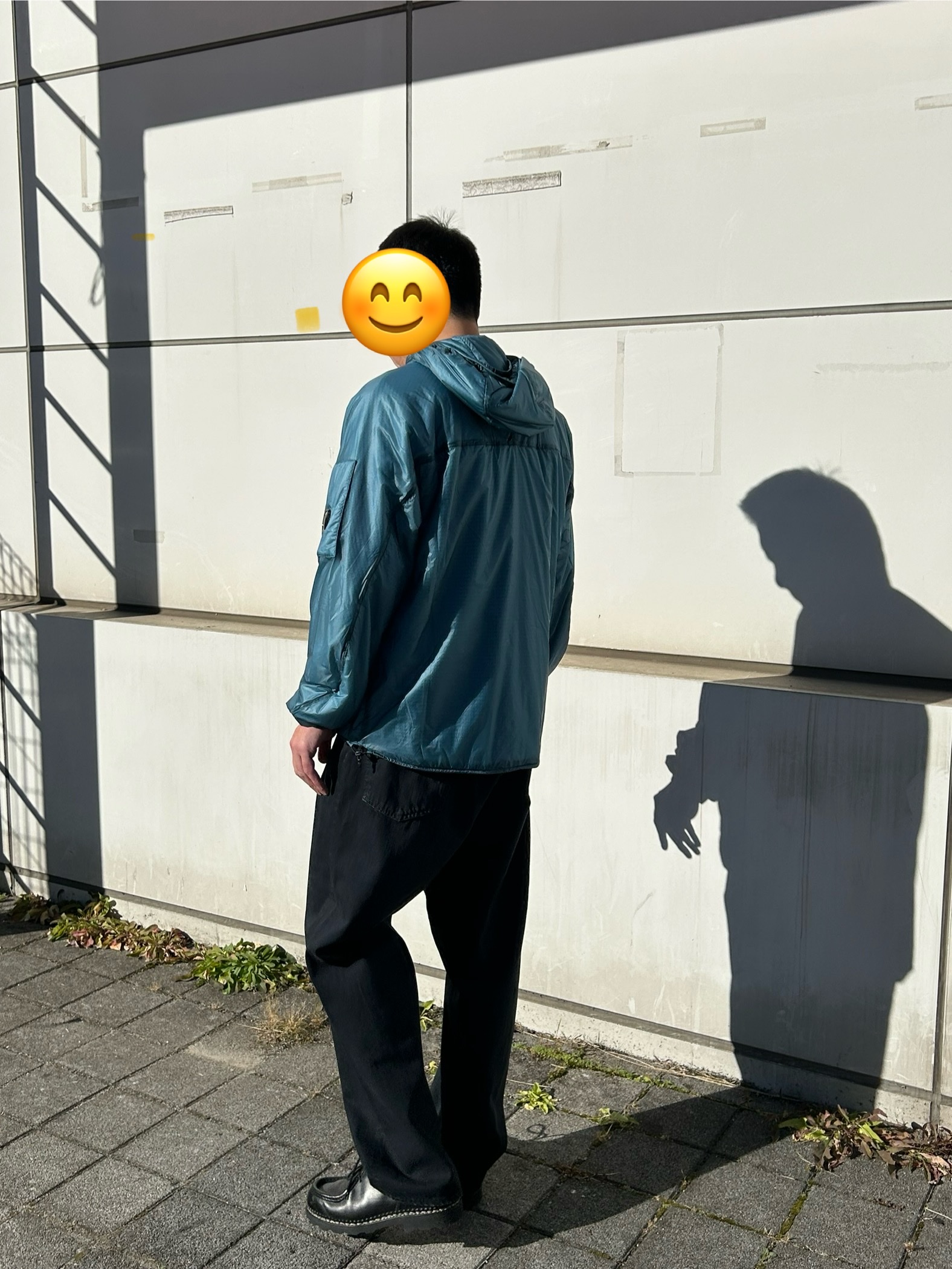 A.Presse No.22 Washed Wide Denim Pants Custom - 25FW, Paraboot Michael Lisse Black 착용 스타일