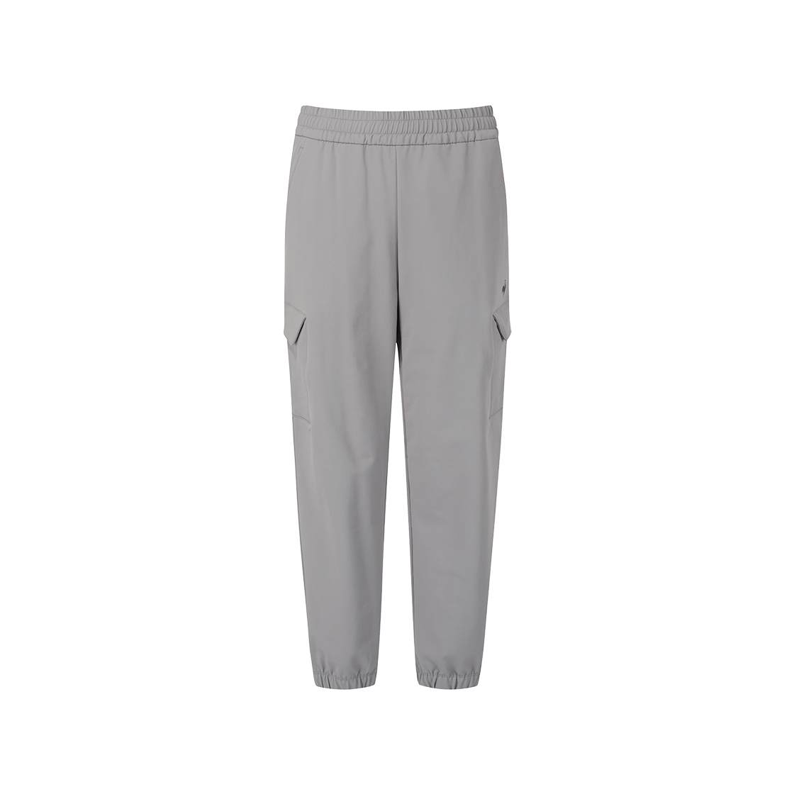 QQ423EPTO2_GRY0 le coq sportif Uni Regular Jogger Nylon Span Brushed Pants Gray