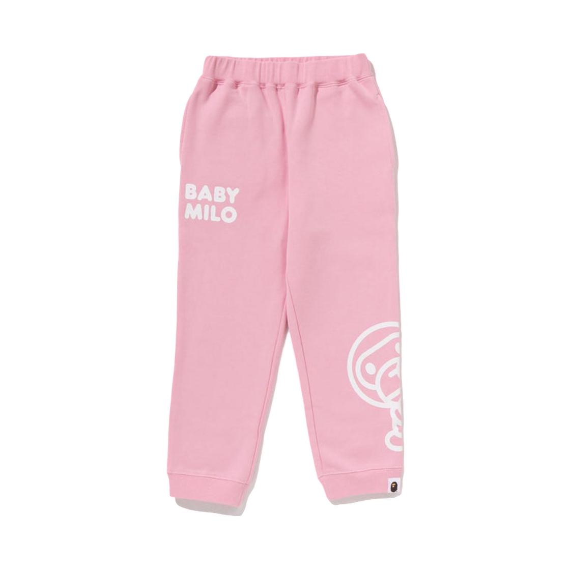 - (Kids) BAPE Big Baby Milo Sweatpants Pink