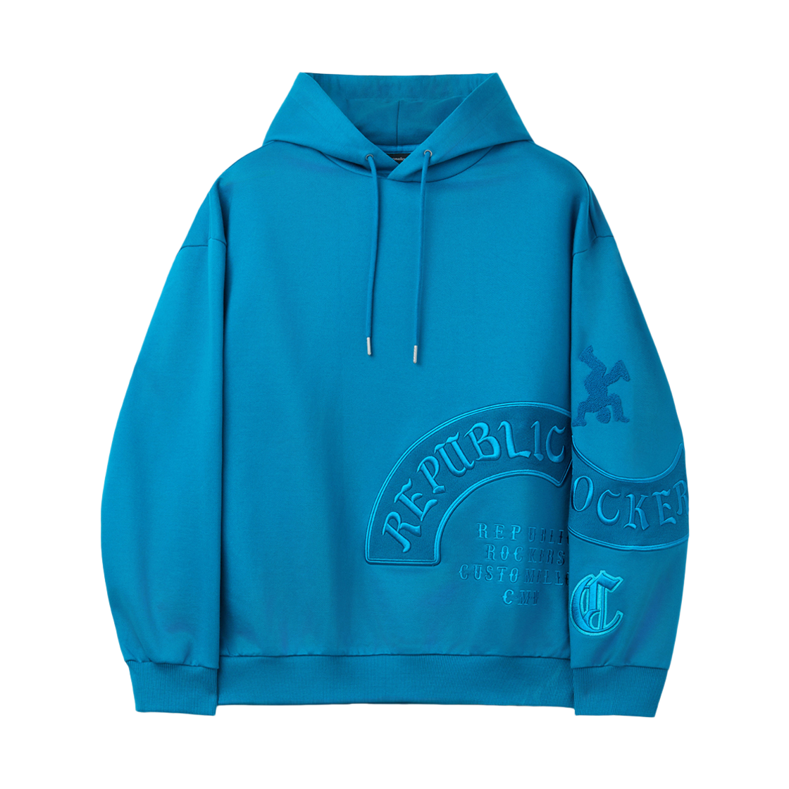CWTAW25631BUX Customellow Graphic Hoodie Blue