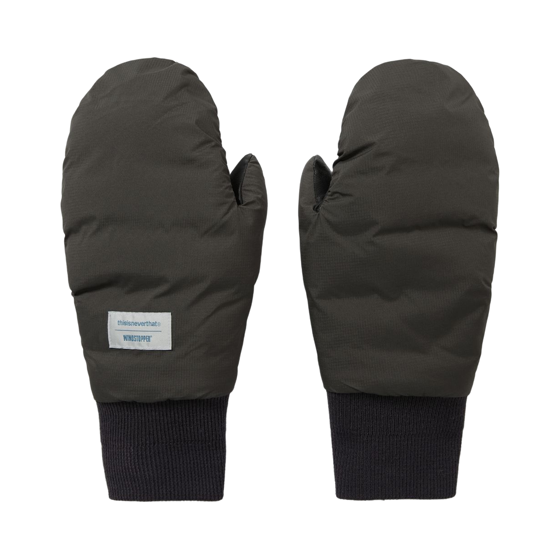 GT253GACGL01OLD Thisisneverthat x Gore-Tex Windstopper Down Mitten Olive Drab