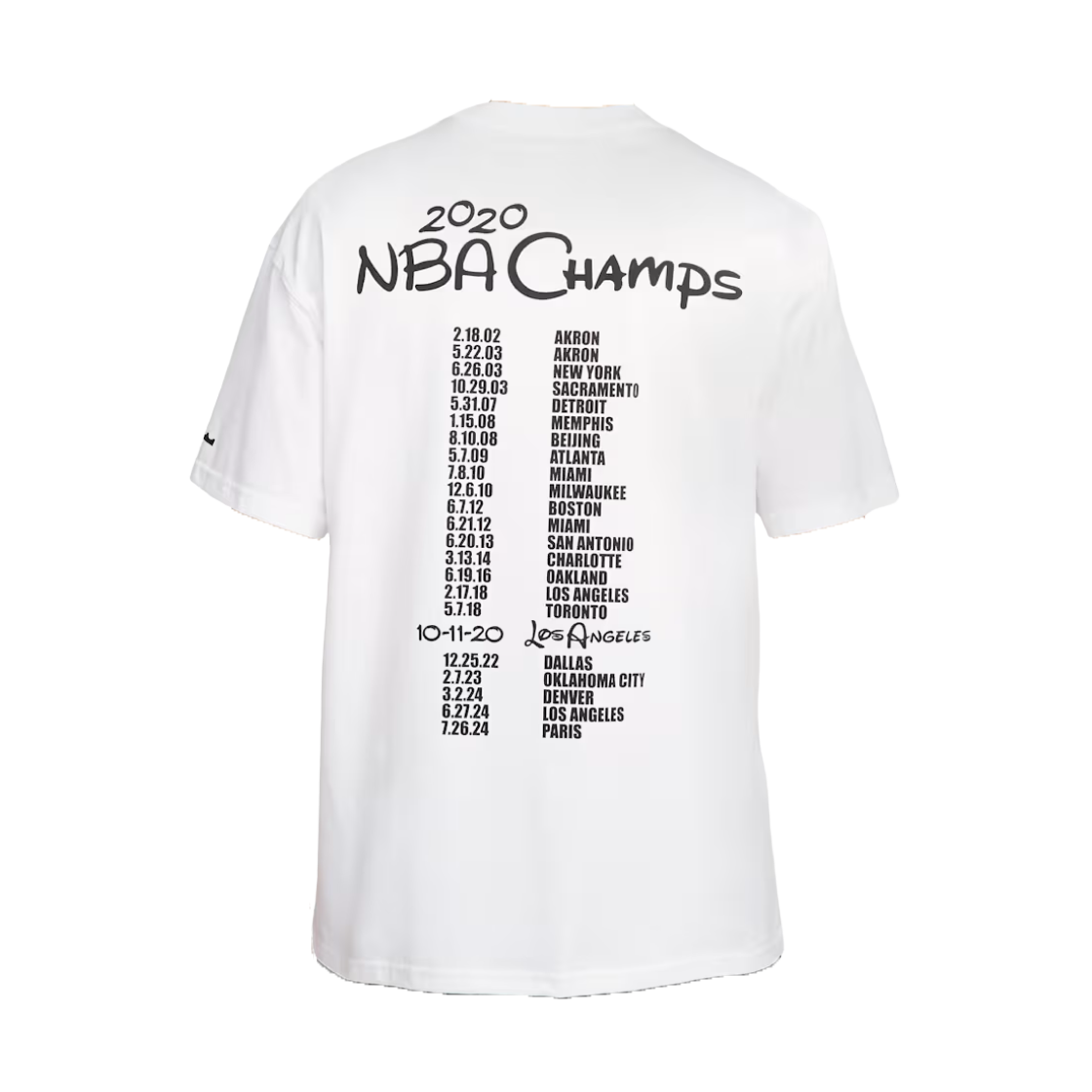 나이키 르브론 버블 보이 베스킷볼 티셔츠 화이트 - 아시아(Nike Lebron Bubble Boy Basketball T-Shirt White - Asia) - 2