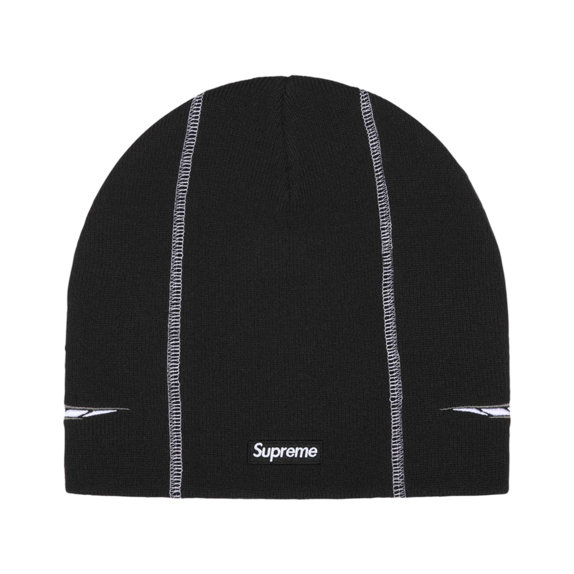 슈프림 레이싱 패널 비니 블랙 - 25FW(Supreme Racing Panel Beanie Black - 25FW) - 1