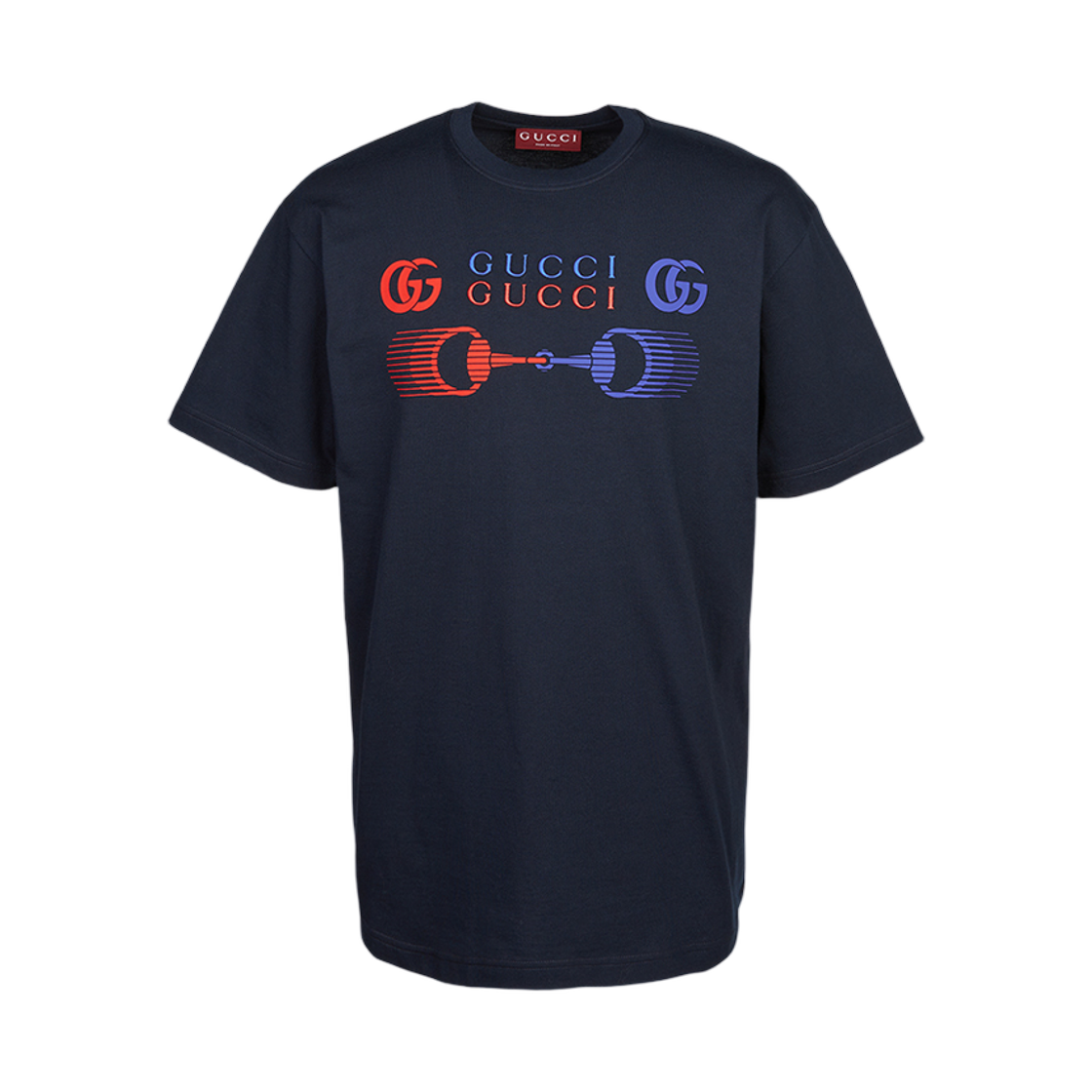 구찌 숏슬리브 티셔츠 네이비(Gucci Short Sleeve T-Shirt Navy)