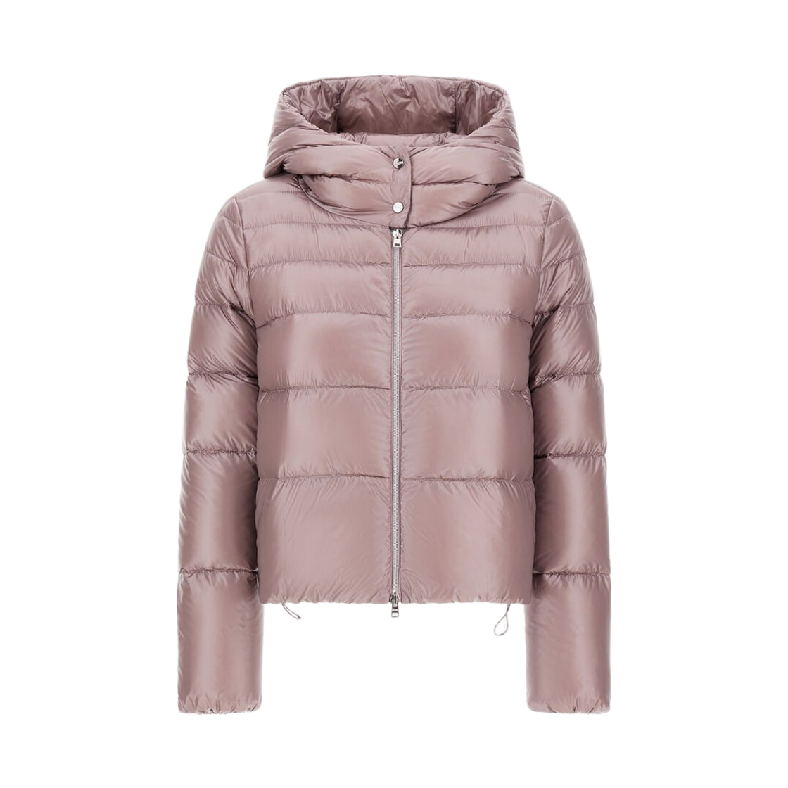 PI00124DR-12017Z-4401 (W) Herno Resort Bomber Jacket in Nylon Ultralight Light Lilla