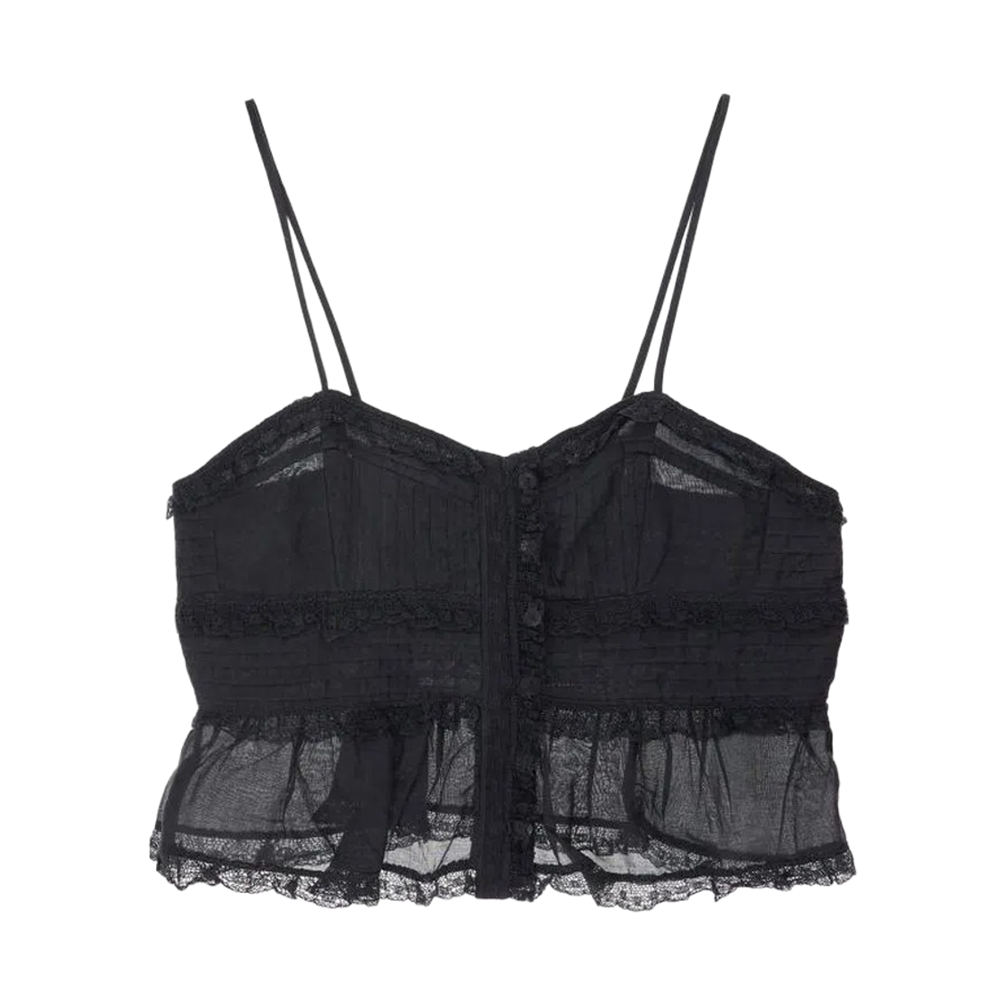 HT0447FA-B3J06E-01BK (W) Isabel Marant Etoile Gloria Top Black - 24FW