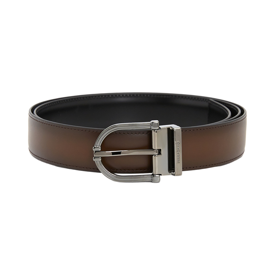 670469-786429 Ferragamo Reversible Belt Brown