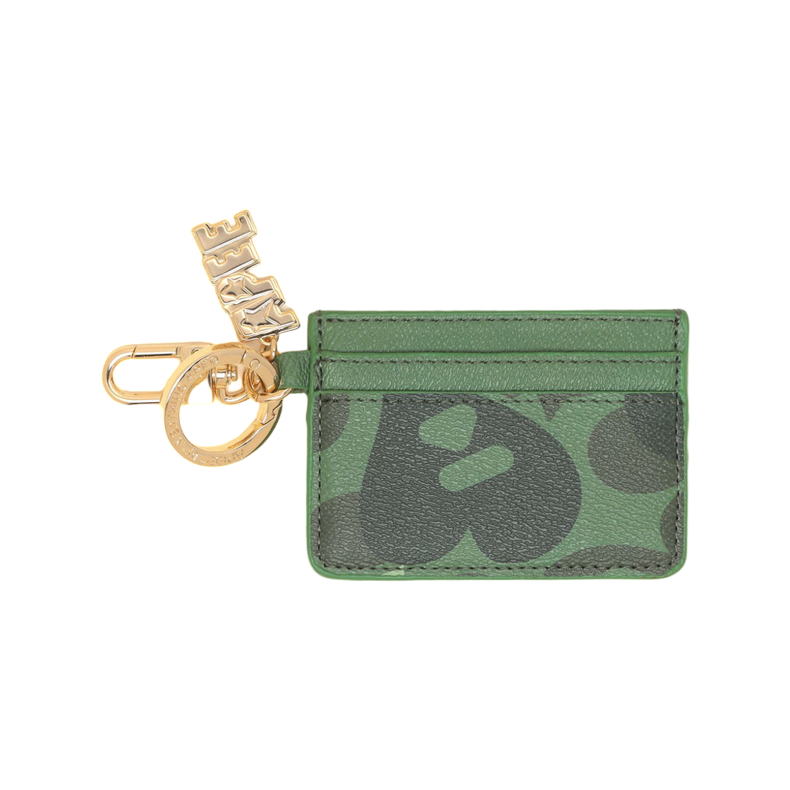 - BAPE Camo Card Holder Green