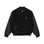 New Era x 360 Sounds Varsity Jacket Black