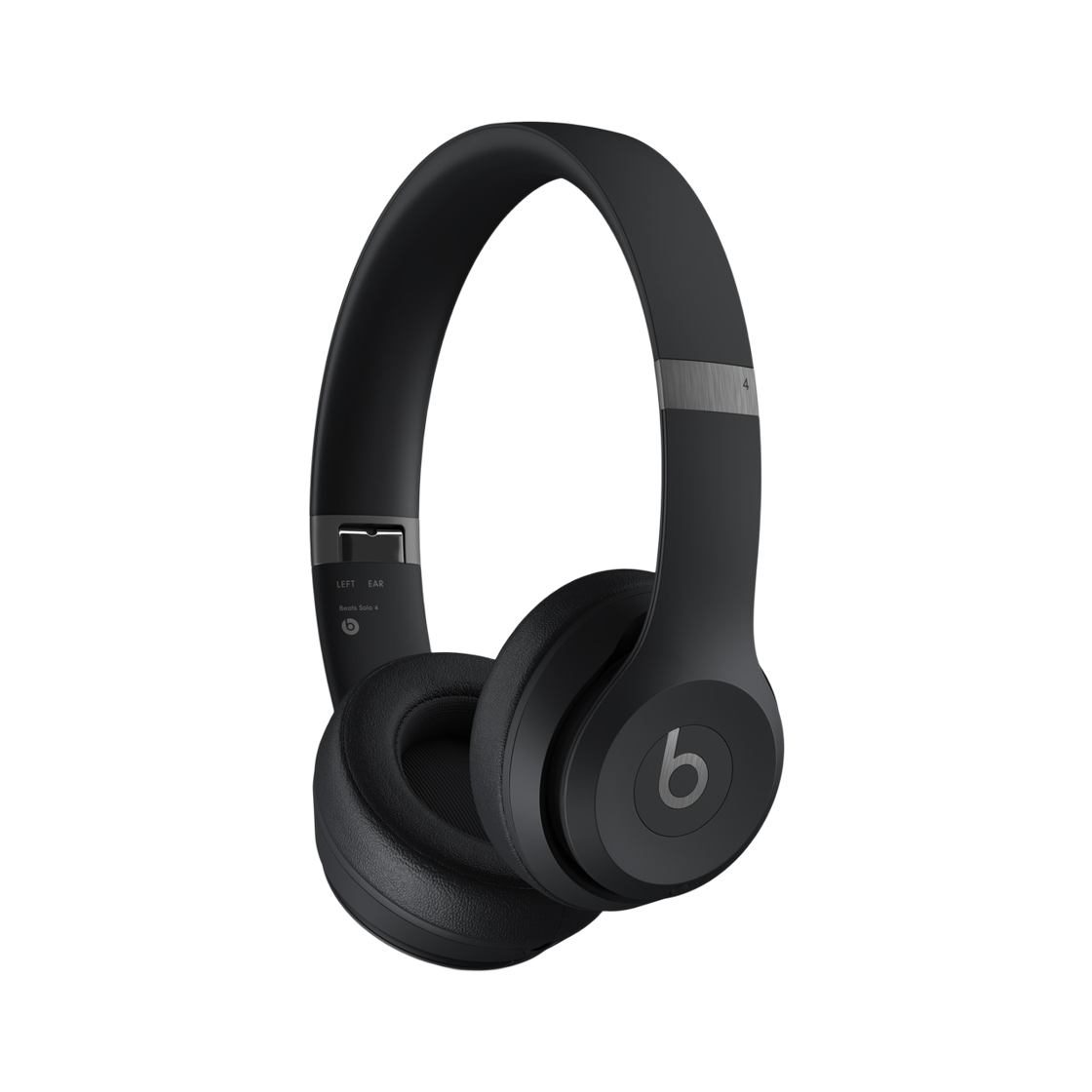 비츠 솔로 4 무선 온 이어 헤드폰 매트 블랙 (국내 정식 발매 제품)(Beats Solo 4 Wireless On Ear Headphone Matt Black (Korean Ver.))
