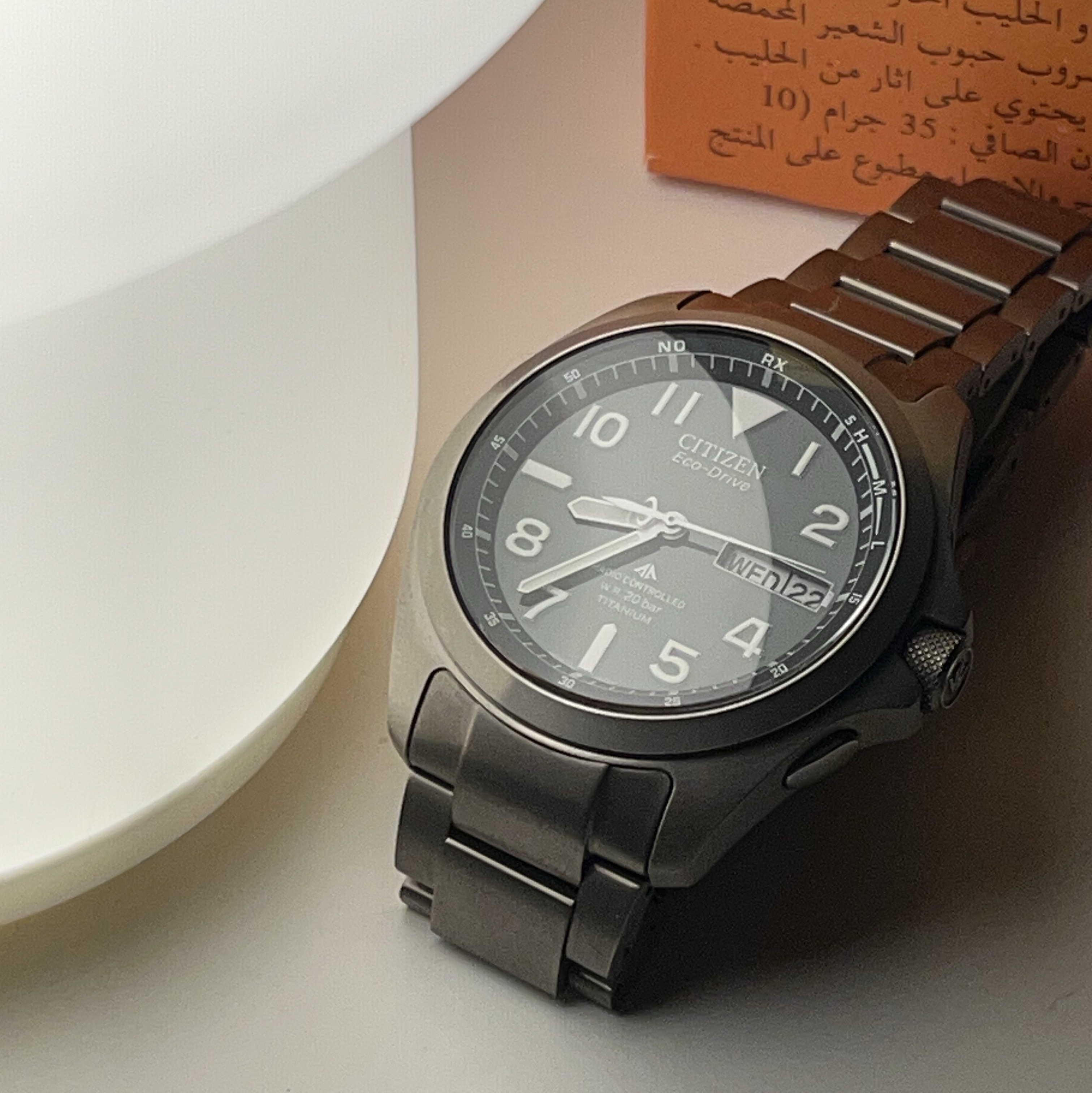 Citizen Promaster Land Eco-Drive 39mm Super Titanum Green Silver 착용 스타일