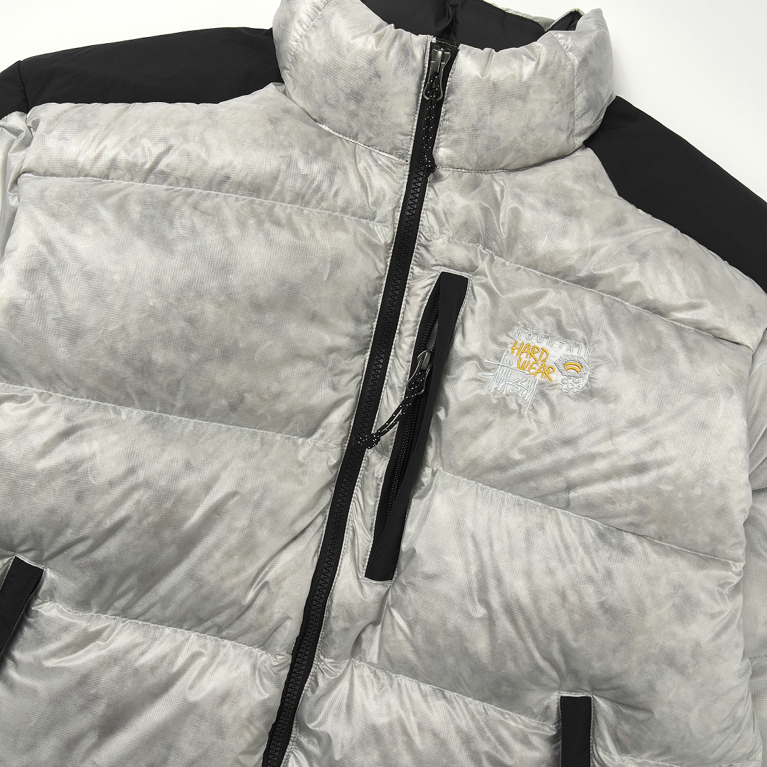 스투시 x 마운틴 하드웨어 서브제로 다운 자켓 문샷 그레이 블랙(Stussy x Mountain Hardwear Subzero Down Jacket Moonshot Grey Black) - 3