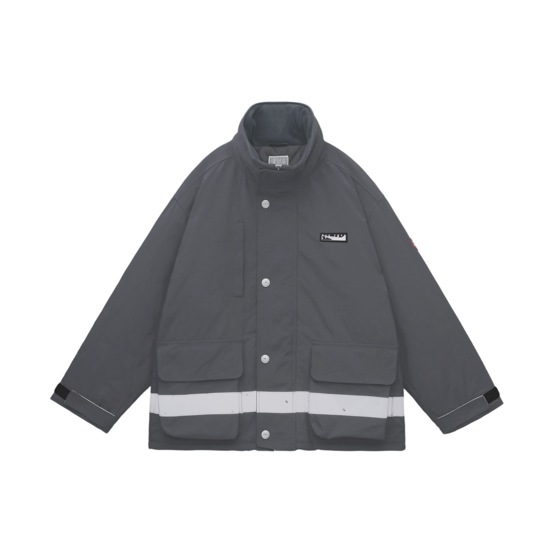 - Cav Empt Reflect Tape Watch Jacket Grey - 25FW