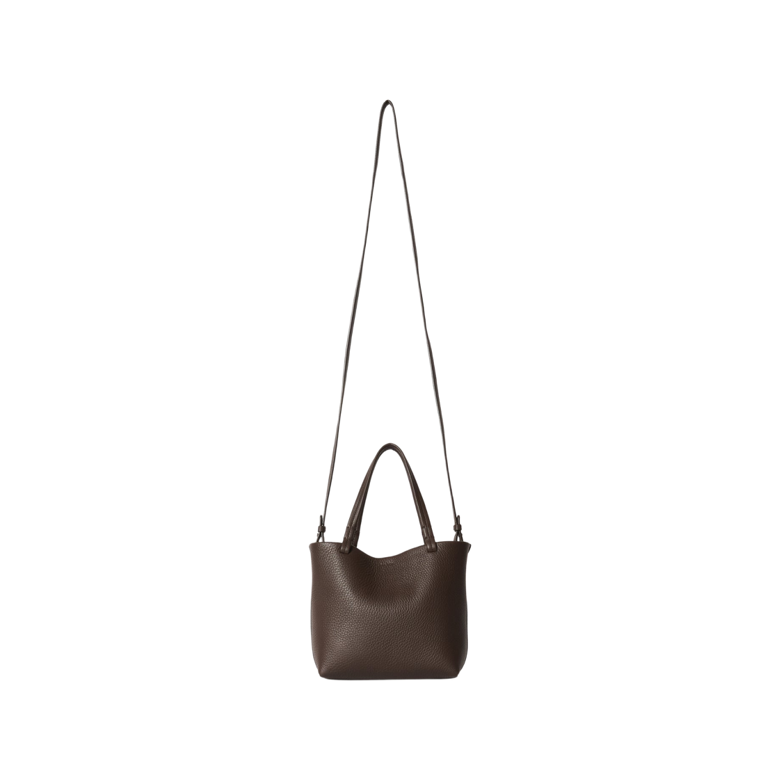 더 로우 스몰 파크 토트백 레더 딥 브라운(The Row Small Park Tote Bag in Leather Deep Brown) - 2