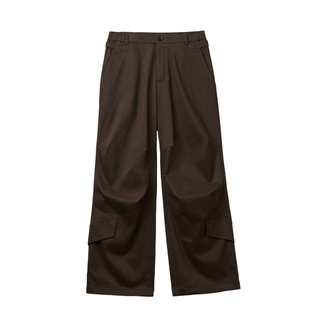 CWPAW25742BRX Customellow Flap Detail Pants Brown