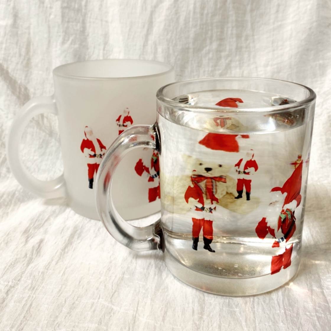 유라이크왓 산타 베어 글라스 머그(유광)([3% 포인트 적립] you like what Santa Bear Glass Mug (Gloss)) - 2
