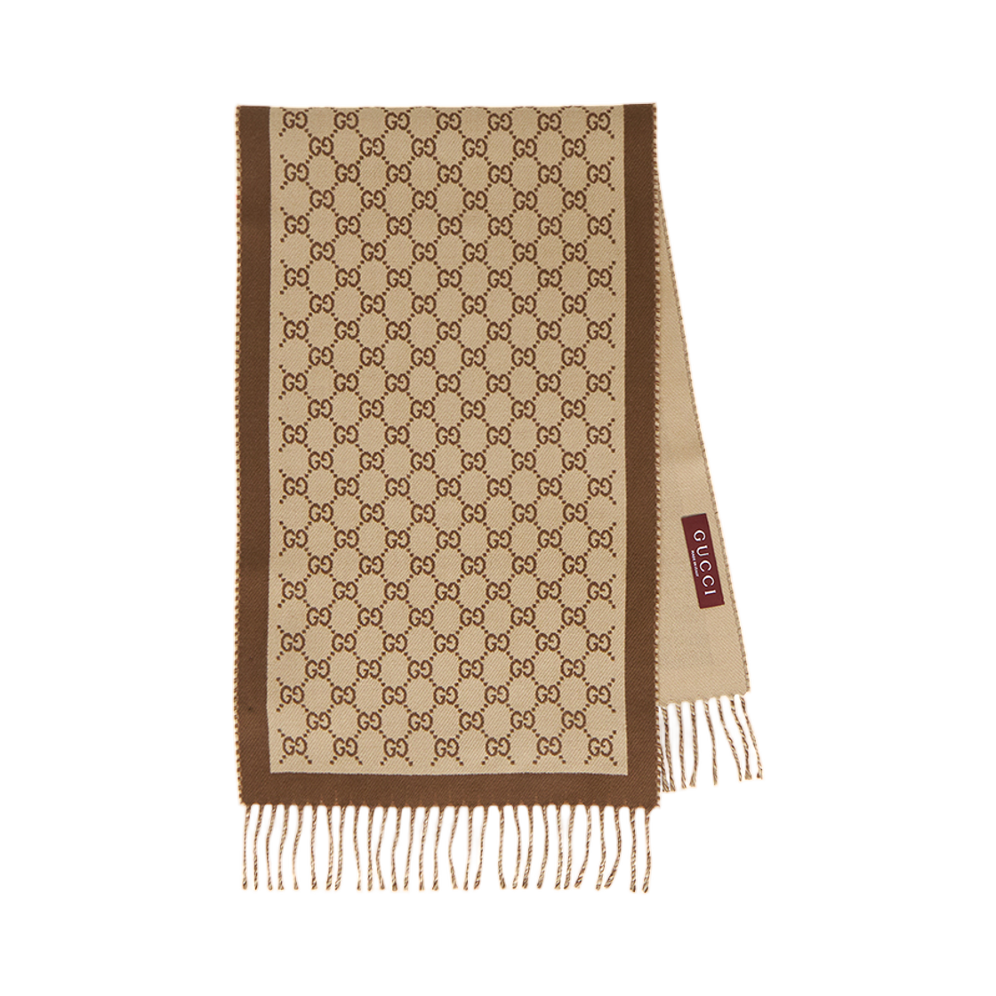 835534-3G200-9865 (W) Gucci GG Muffler Beige