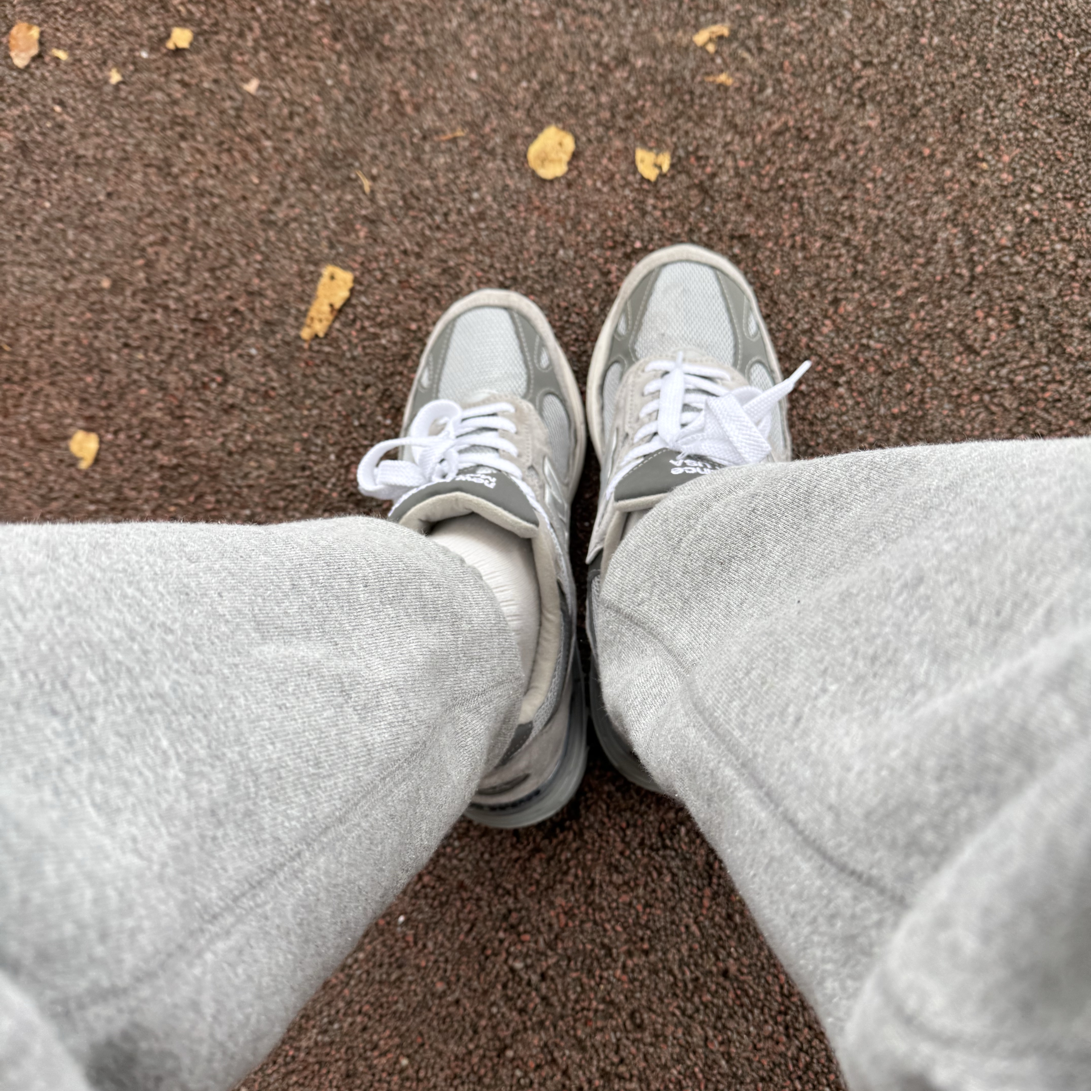 New Balance 993 Made in USA Grey - D Standard 착용 스타일