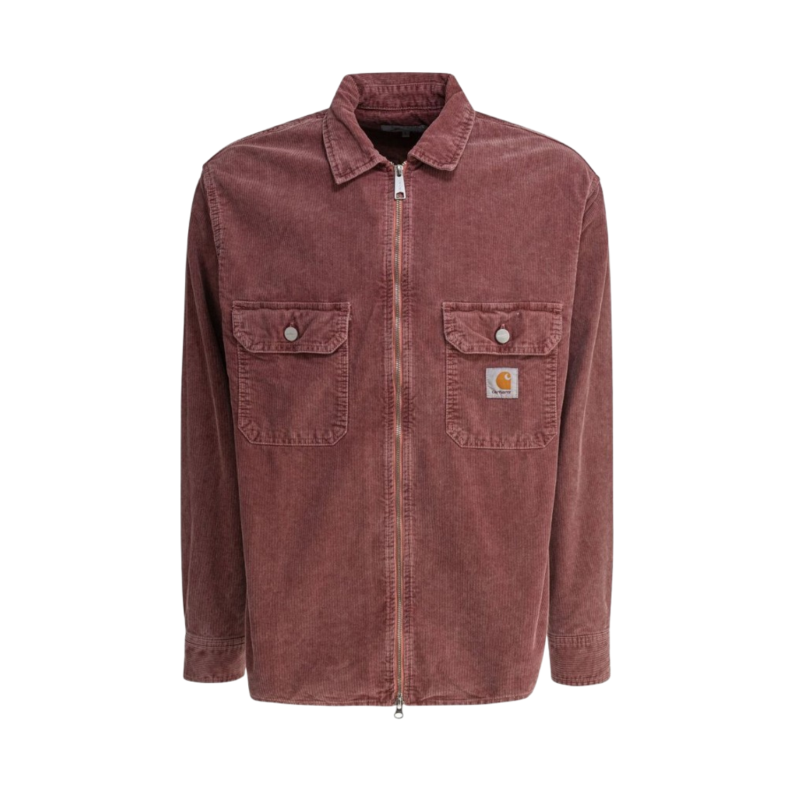 I034878-2OS-0F Carhartt WIP Reynold Shirt Jacket Dusky Pink Dusky Washed