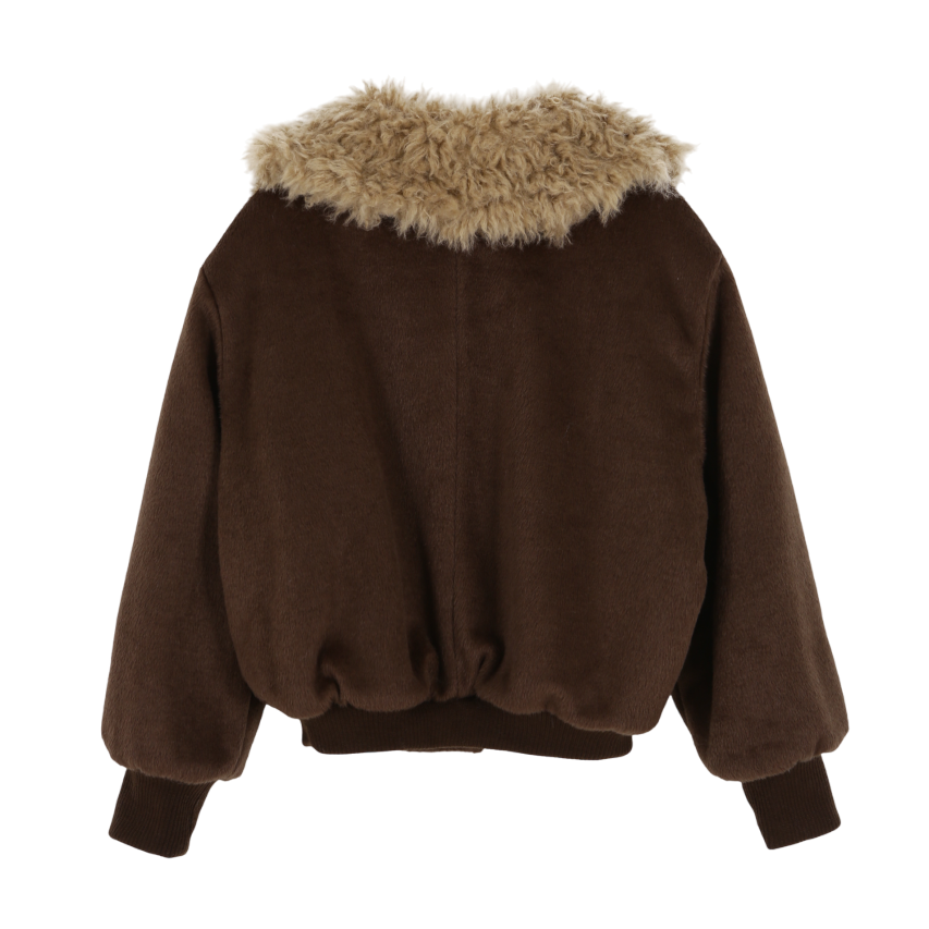 아수라 컬러 퍼 리버서블 점퍼 브라운(Asura Collor Fur Reversible Jumper Brown) - 2