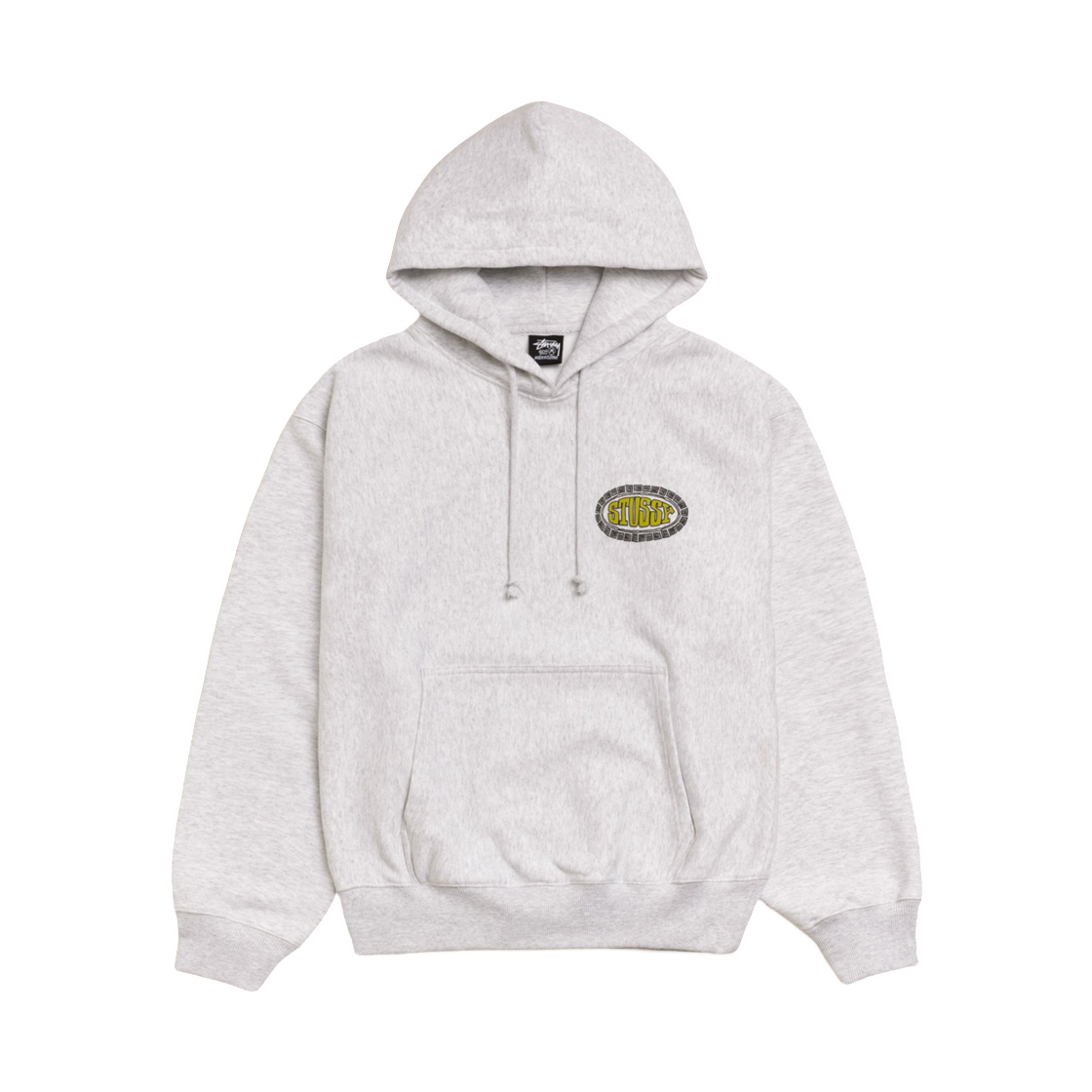 스투시 타일 오벌 후드 애쉬 헤더(Stussy Tile Oval Hoodie Ash Heather) - 2