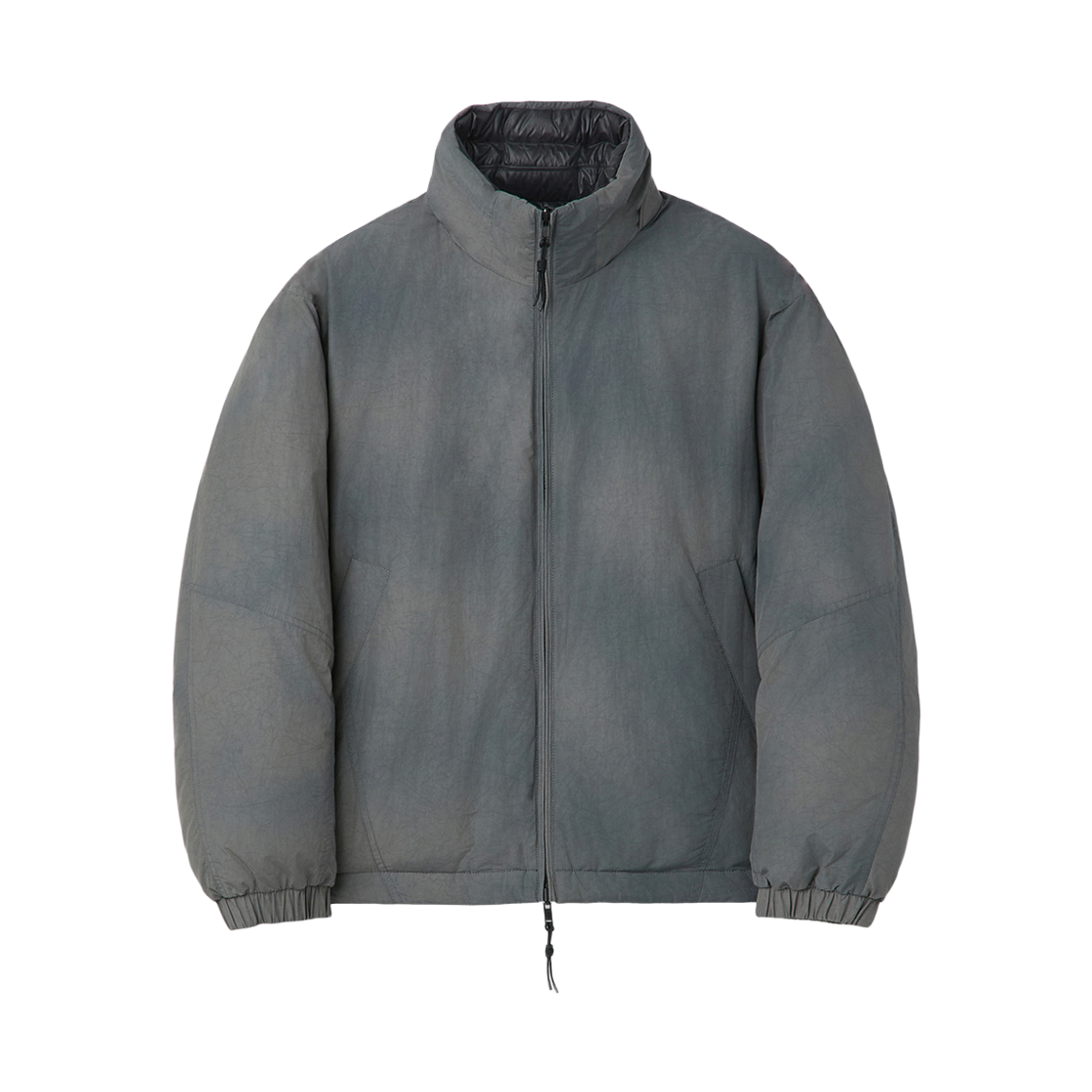 커스텀멜로우 리버시블 다운 재킷 다크 그레이(Customellow Reversible Down Jacket Dark Gray)