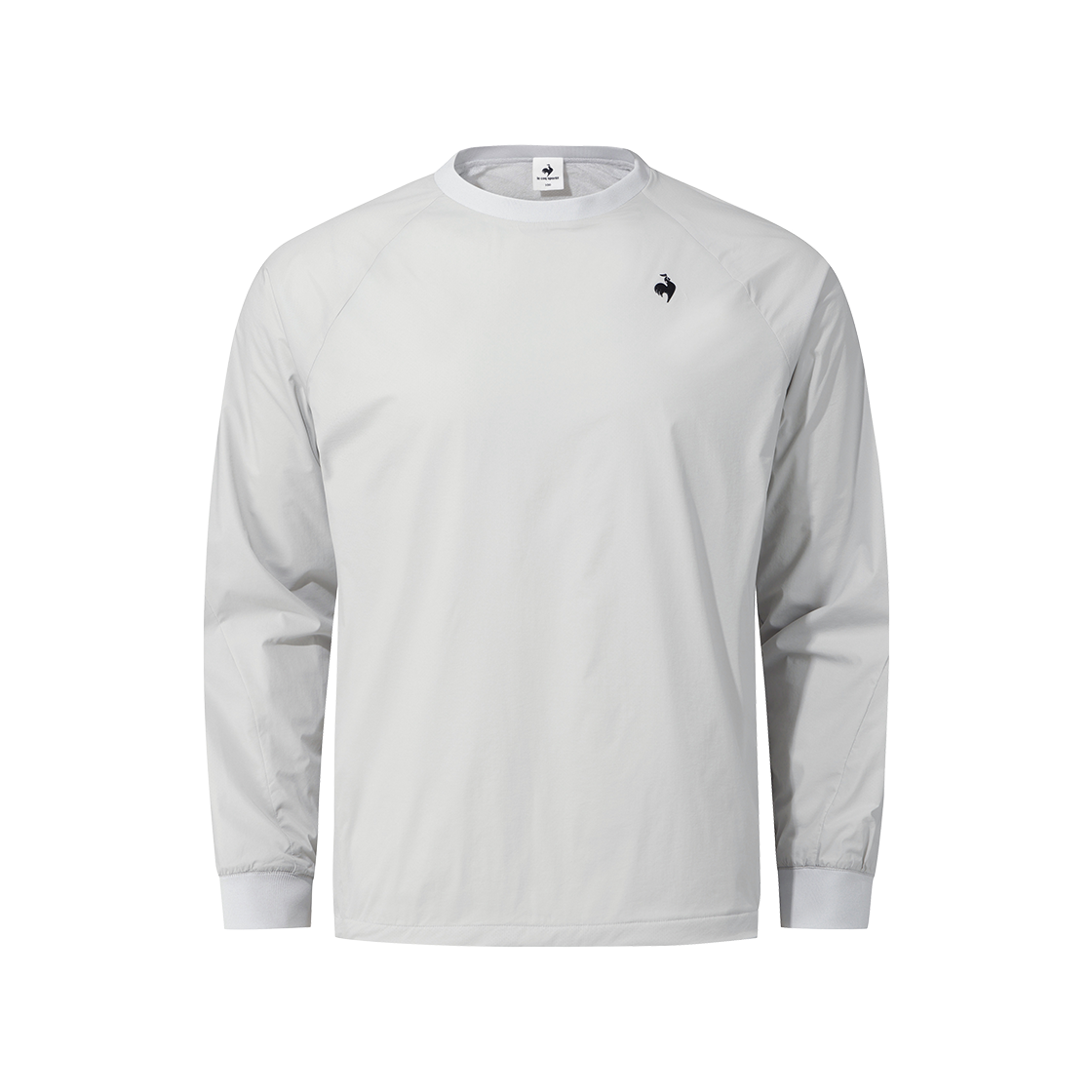 르꼬끄 스포르티브 유니 루즈핏 니트형 안감 우븐탑 - 그레이 QQ413EWTO1(le coq sportif Uni Loose Fit Knit-Lined Woven Top White Grey)