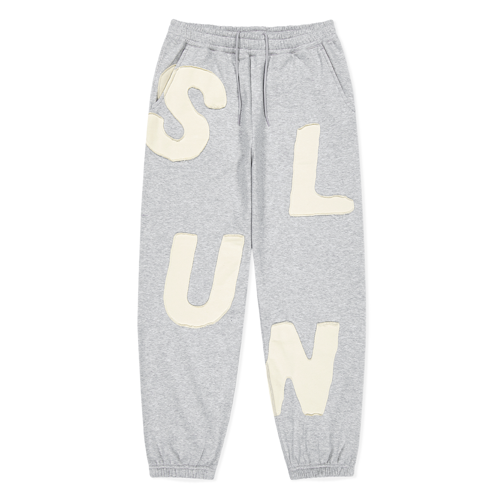 SLCO0TPAWP02HR [트리플적립]SUNLOVE Capital Brushed Sweatpants Heather Grey