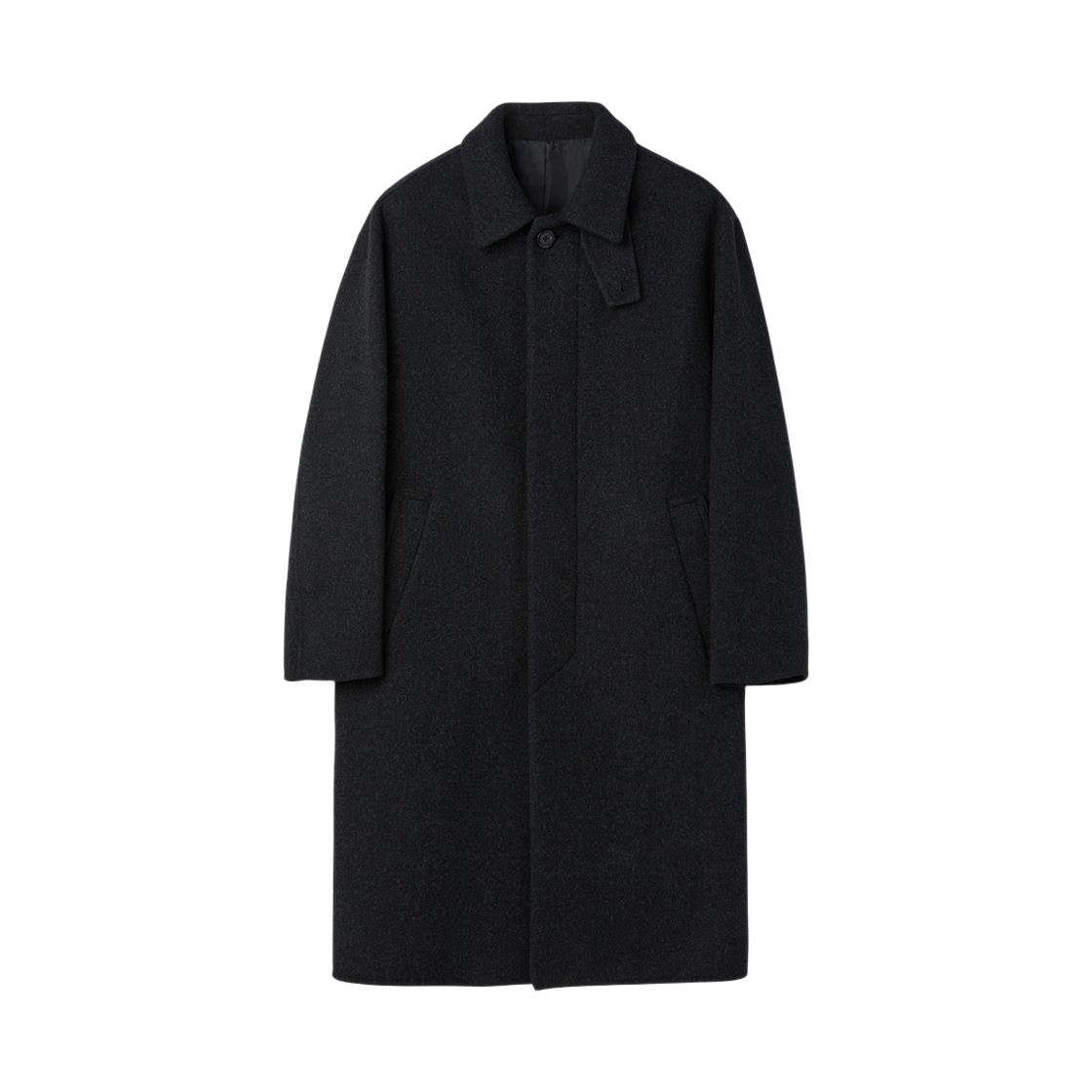 커스텀멜로우 캐시미어 혼방 맥 코트 다크 그레이(Customellow Cashmere Blended Mac Coat Dark Gray) - 1