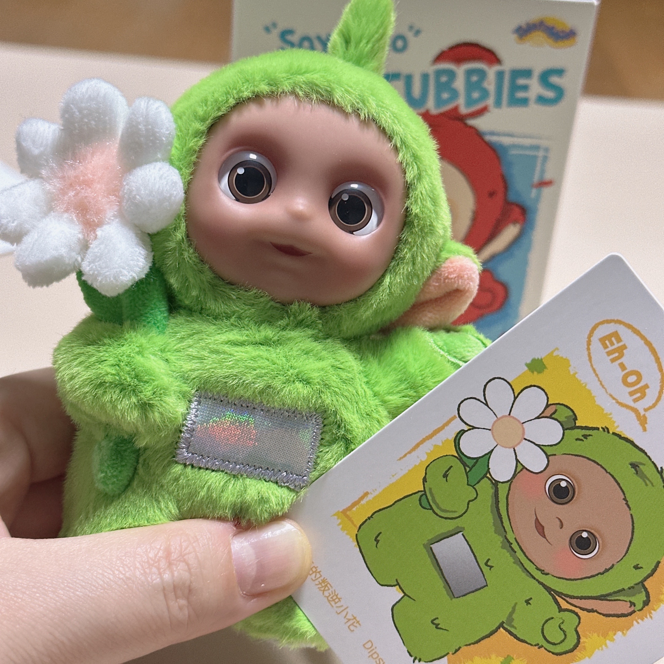Pop Mart Teletubbies Say Hello Series Figures Sealed Case (1 Blind Box) 착용 스타일