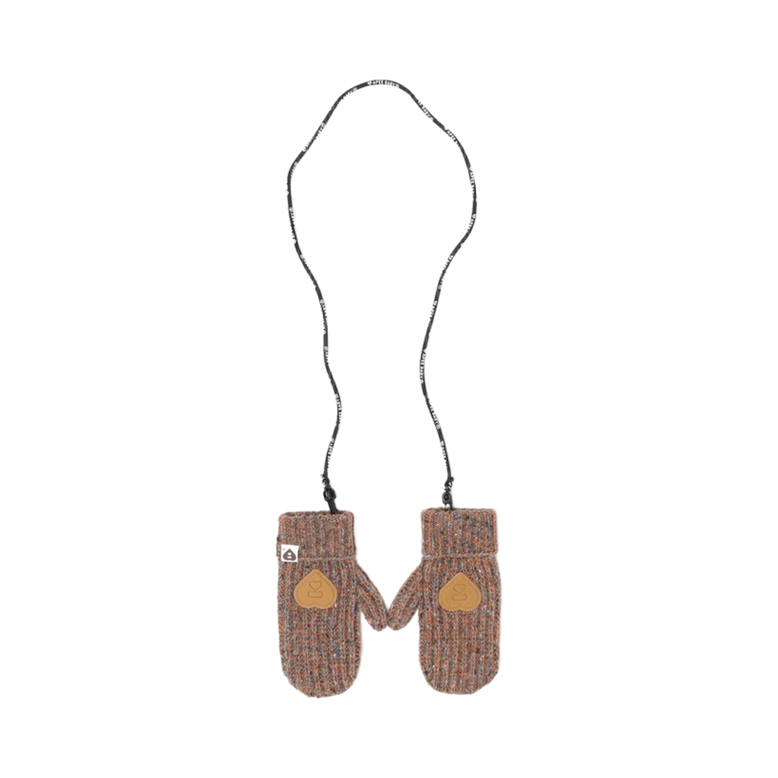 - BAPE Apee Suede Badge Mitten Orange