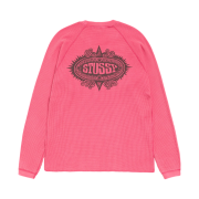Stussy Mantra Raglan Thermal Pink