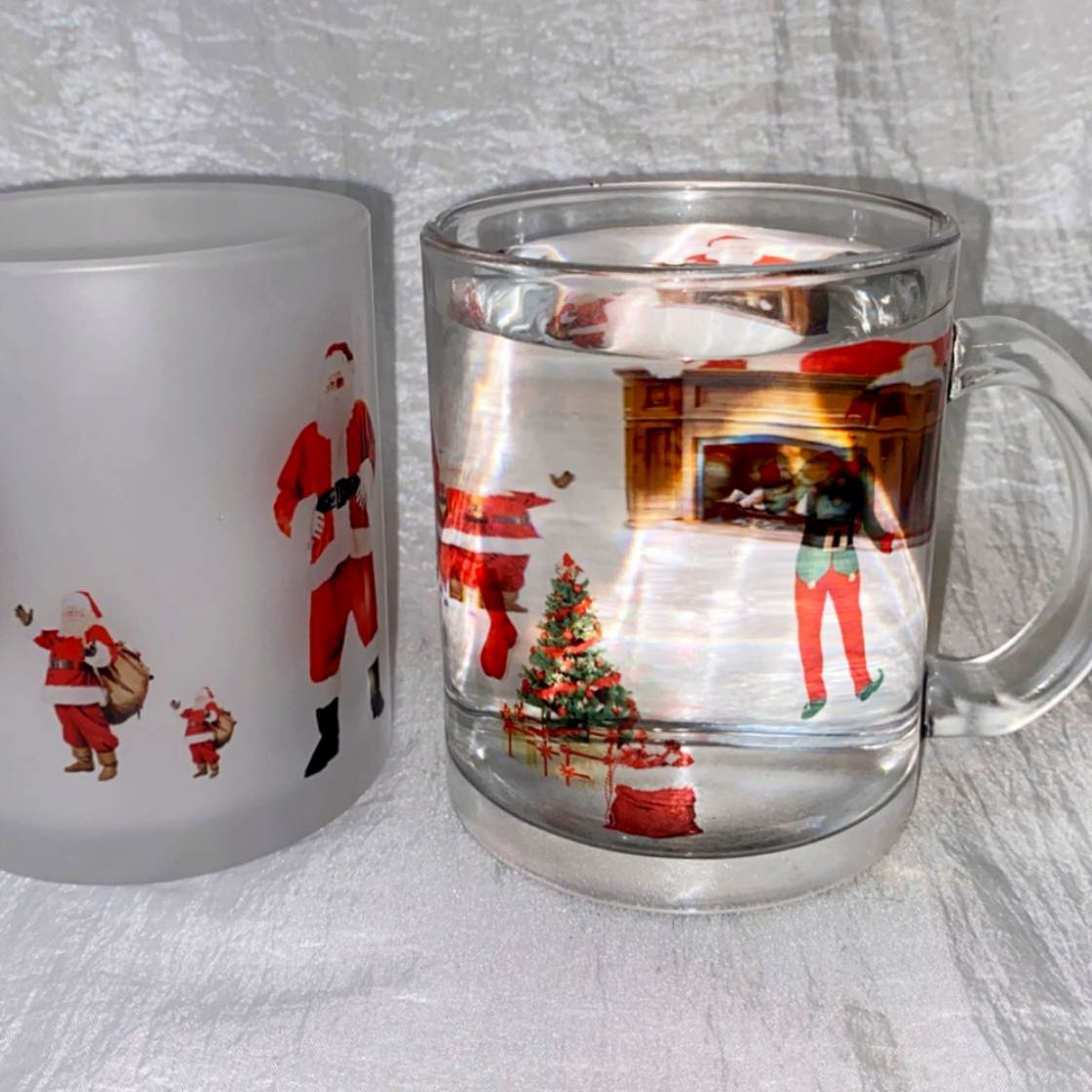 유라이크왓 팅커벨&산타 글라스 머그 (매트)([3% 포인트 적립] you like what Tinkerbell & Santa Glass Mug (Matte)) - 2