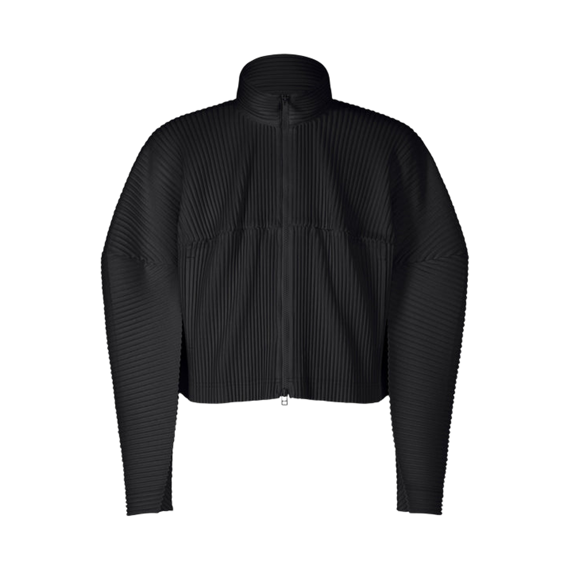 HP56-JC361-15 Homme Plisse Issey Miyake Kinetic Sculpture Jacket Black