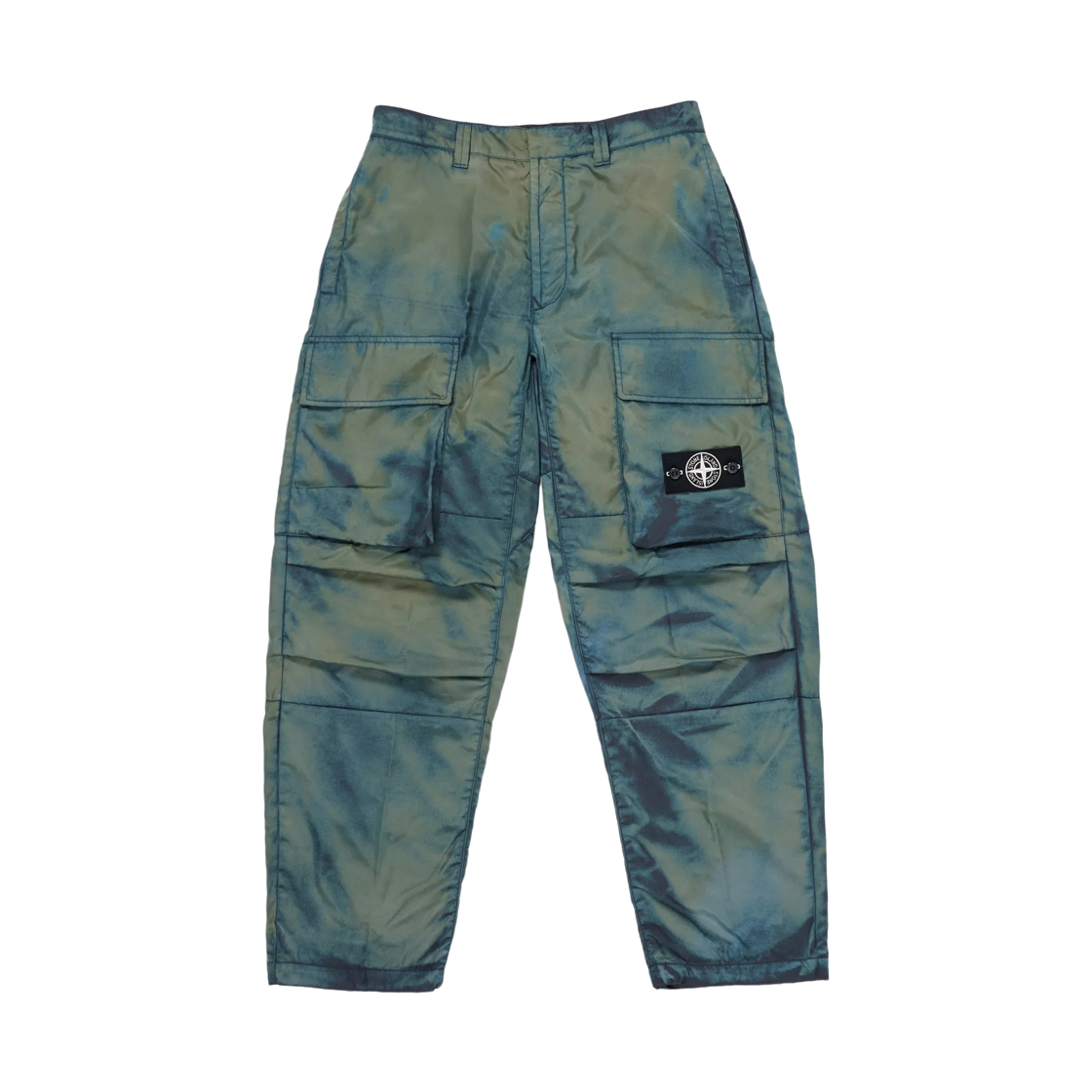 - Porter x Stone Island Loose Fit Cargo Trousers Blue