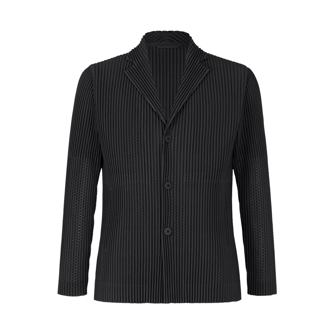 옴므 플리세 이세이 미야케 아우터 메쉬 자켓 블랙(Homme Plisse Issey Miyake Outer Mesh Jacket Black)