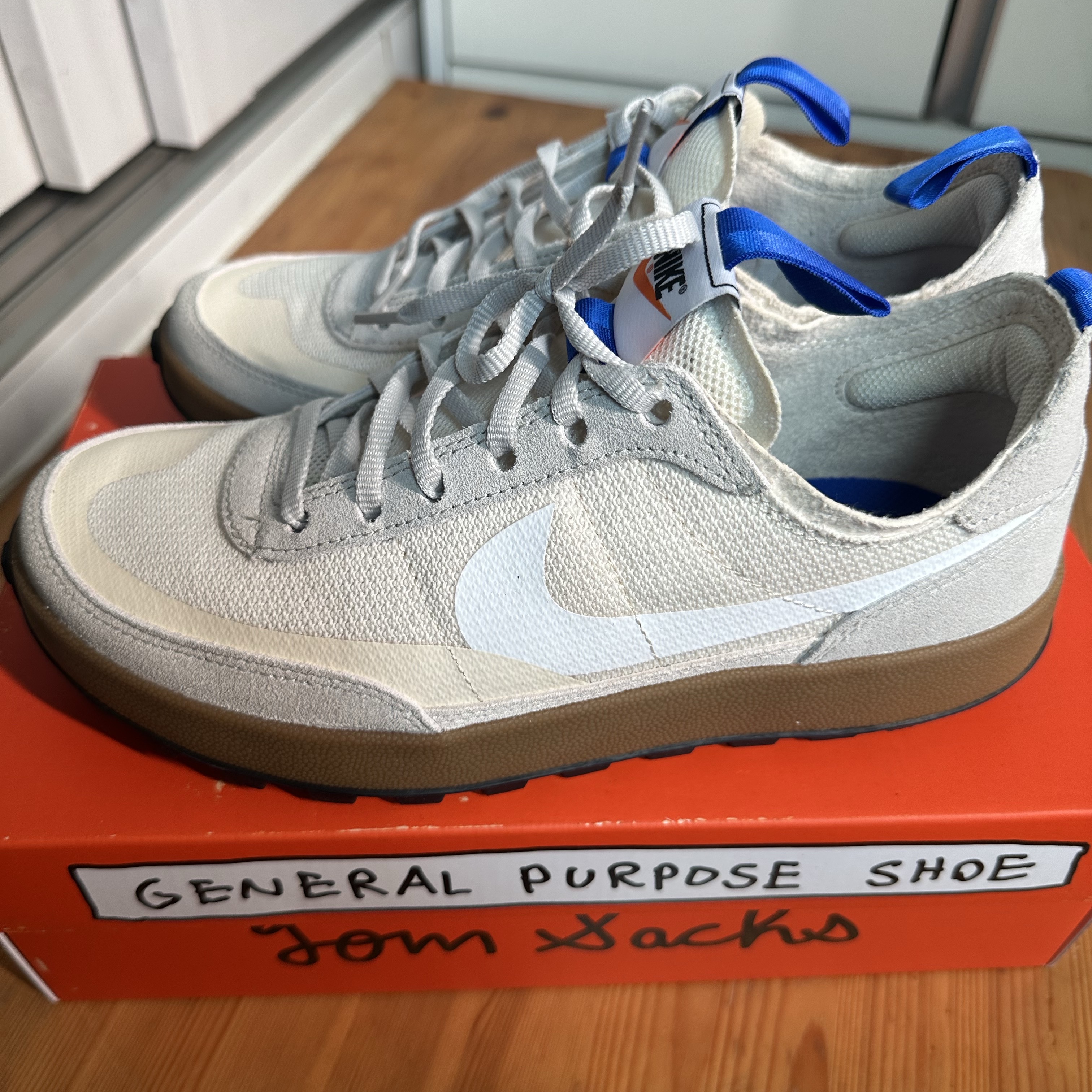 Nike x Tom Sachs General Purpose Shoe Light Cream 착용 스타일