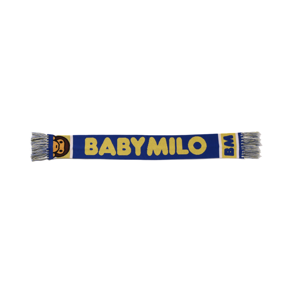 - (Kids) BAPE Baby Milo Knit Scarf Blue