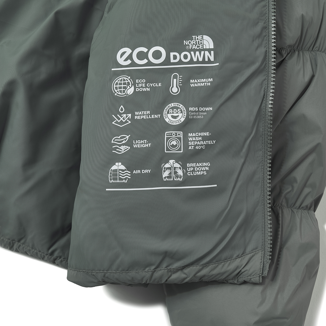 (W) 노스페이스 엘라 다운 자켓 RDS 그레이 - 25FW((W) The North Face Ella Down Jacket RDS Gray - 25FW) - 5