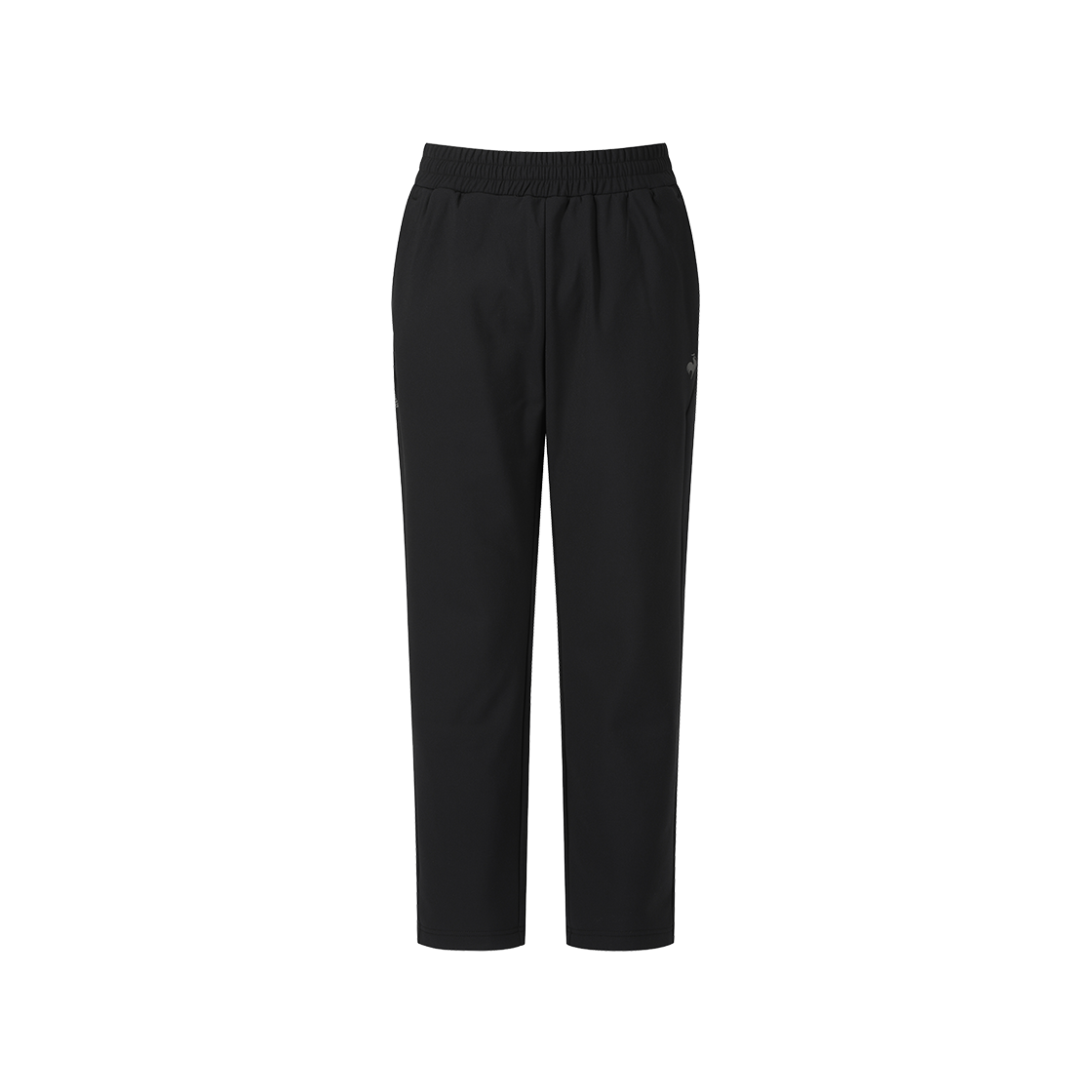 QQ423EFPO1_BLK0 le coq sportif Uni Regular Fit Tricot Brushed Bonded Track Pants Black