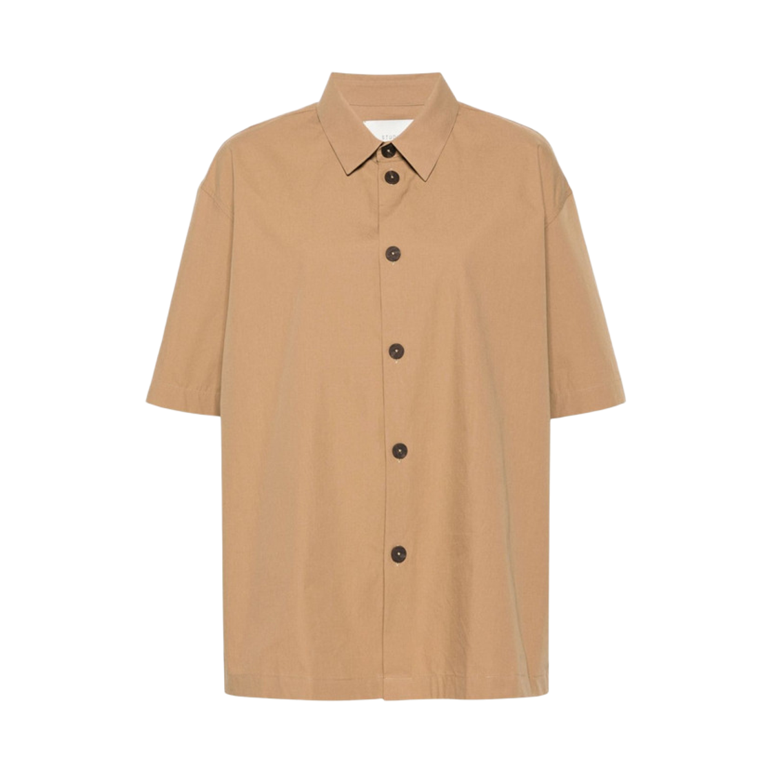 (W) 스튜디오 니콜슨 피에로 숏슬리브 셔츠 샌드((W) Studio Nicholson Piero Short Sleeve Shirt Sand)